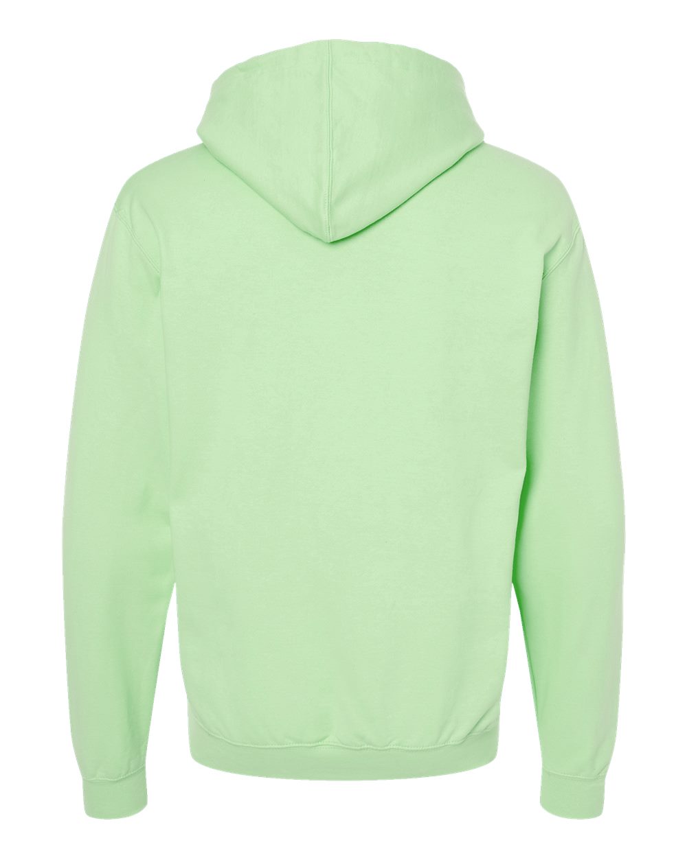 Unisex Fleece Hooded Sweatshirt - Back - B31359172 - Neo Mint