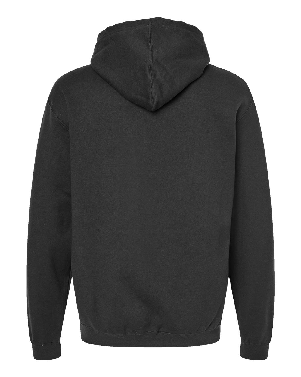 Unisex Fleece Hooded Sweatshirt - Back - B31359502 - Black