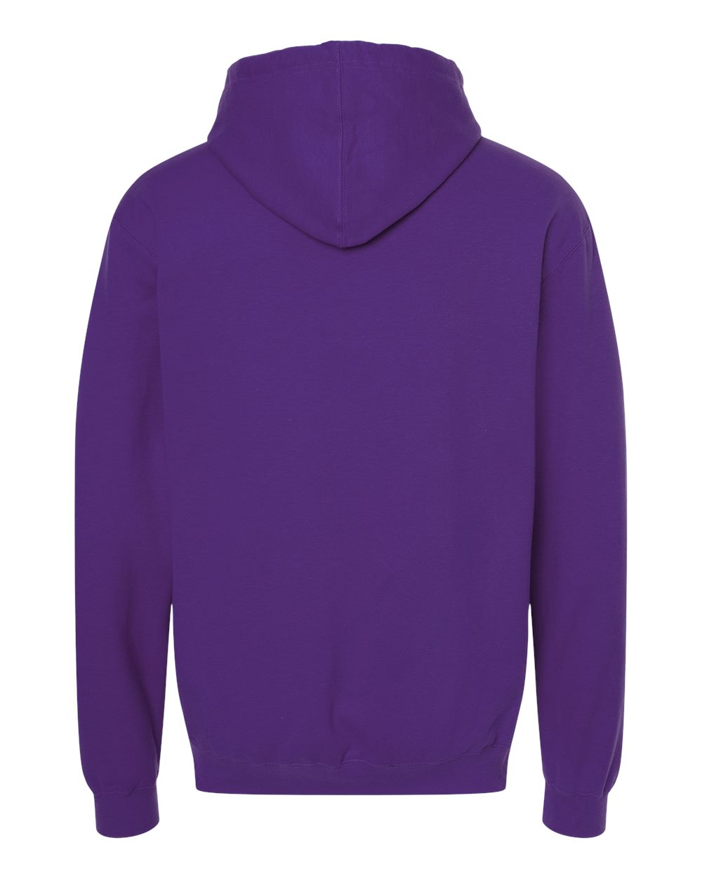 Unisex Fleece Hooded Sweatshirt - Back - B31359672 - Purple