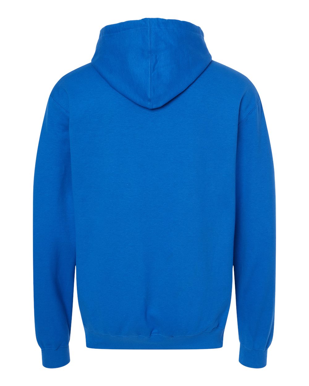 Unisex Fleece Hooded Sweatshirt - Back - B31359752 - Royal