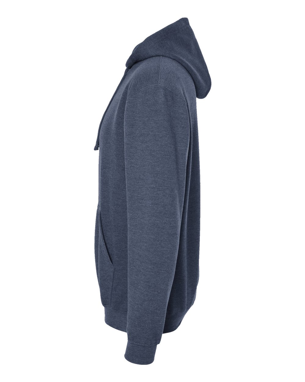 Unisex Fleece Hooded Sweatshirt - DirectSide - B31359252 - Heather Denim