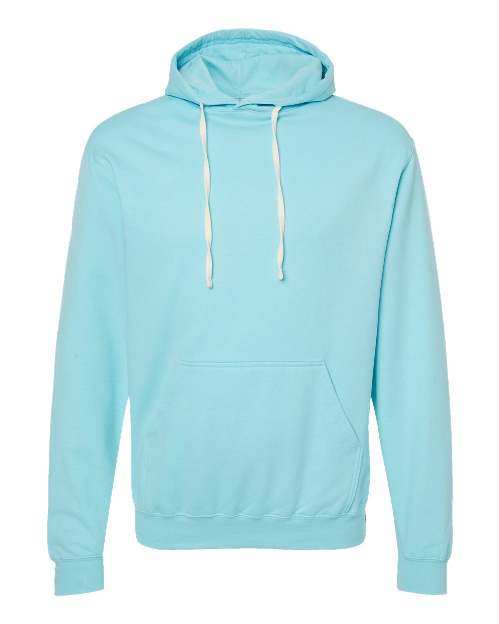 Unisex Fleece Hooded Sweatshirt - Front - B31359122 - Purist Blue