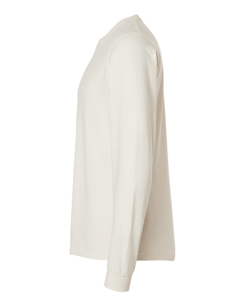 Unisex Fine Jersey Long Sleeve T-Shirt - DirectSide - B00059242 - Natural