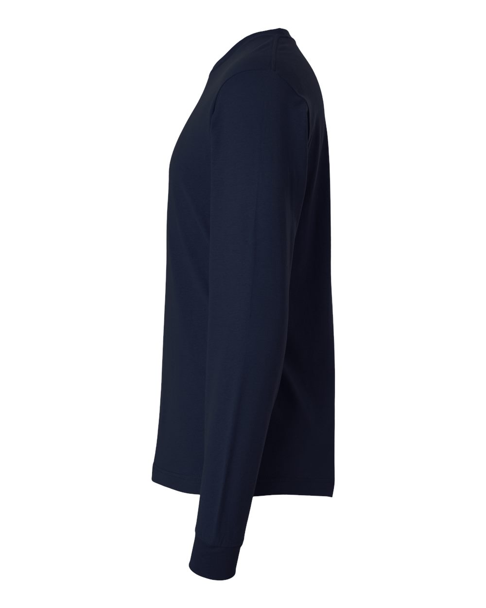 Unisex Fine Jersey Long Sleeve T-Shirt - DirectSide - B00059652 - Navy
