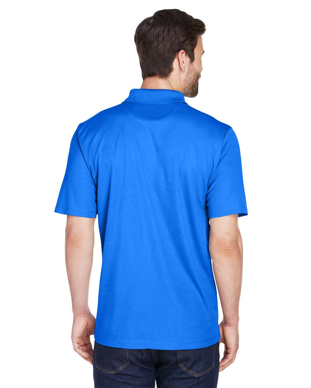 Men's Cool & Dry Mesh Piqué Polo - OnModelBack - B883E1753 - Royal