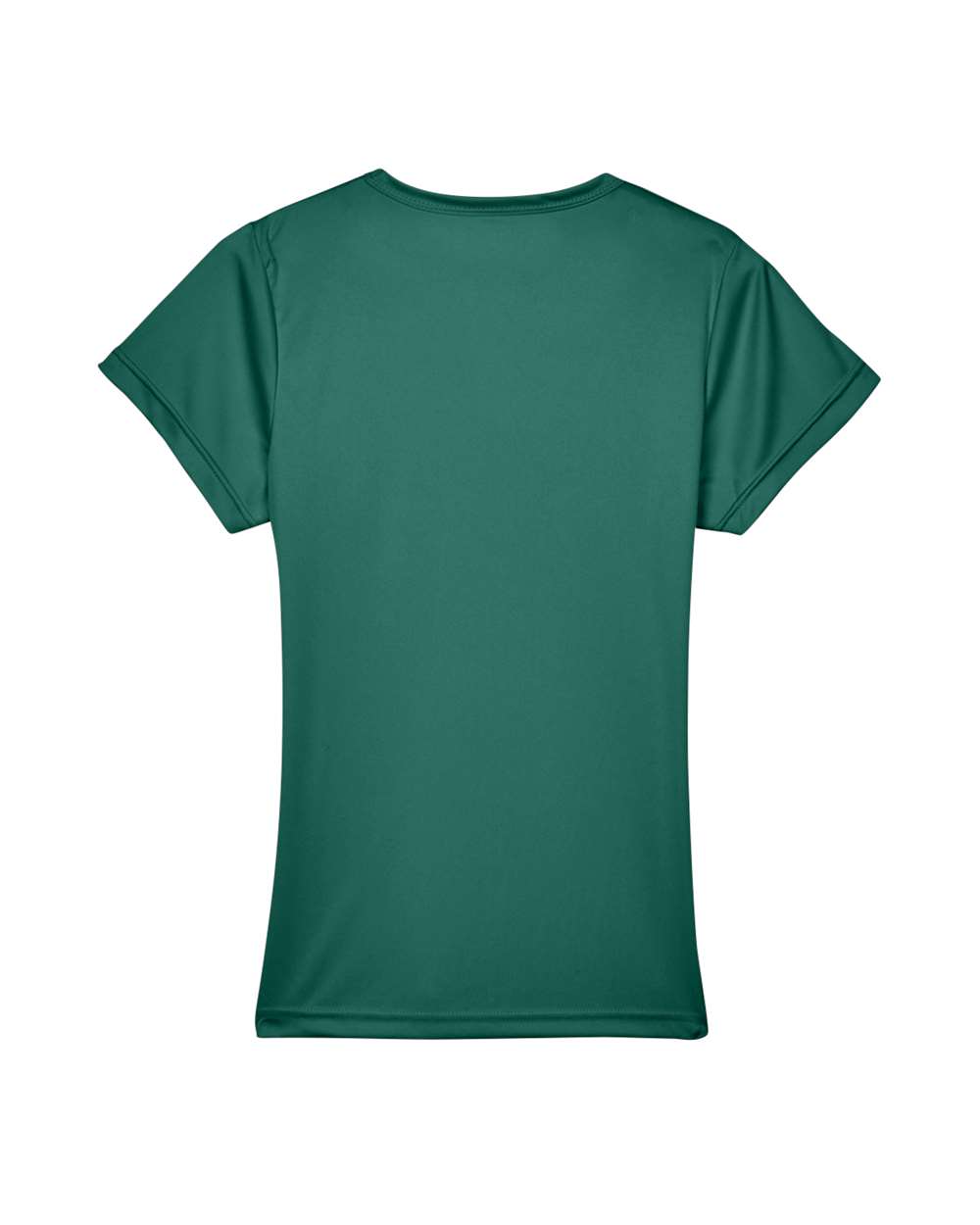 Women's Cool & Dry Sport Performance Interlock T-shirt - Back - B908E1542 - Forest Green