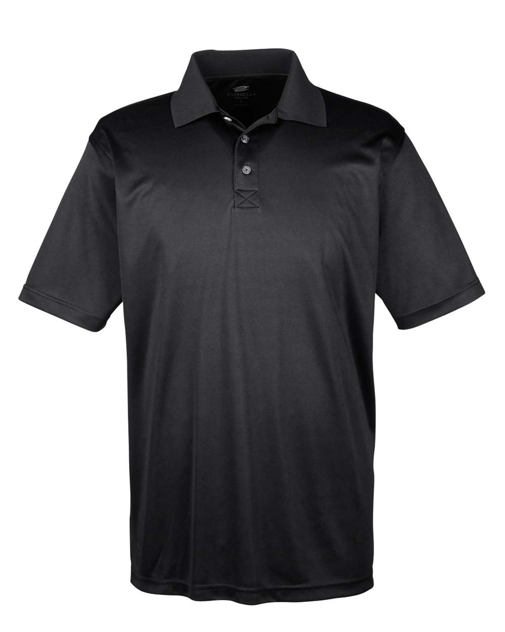 Men's Cool & Dry Sport Performance Interlock Polo - Front - B911E1503 - Black