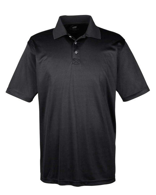 Men's Cool & Dry Sport Performance Interlock Polo - Front - B911E1503 - Black