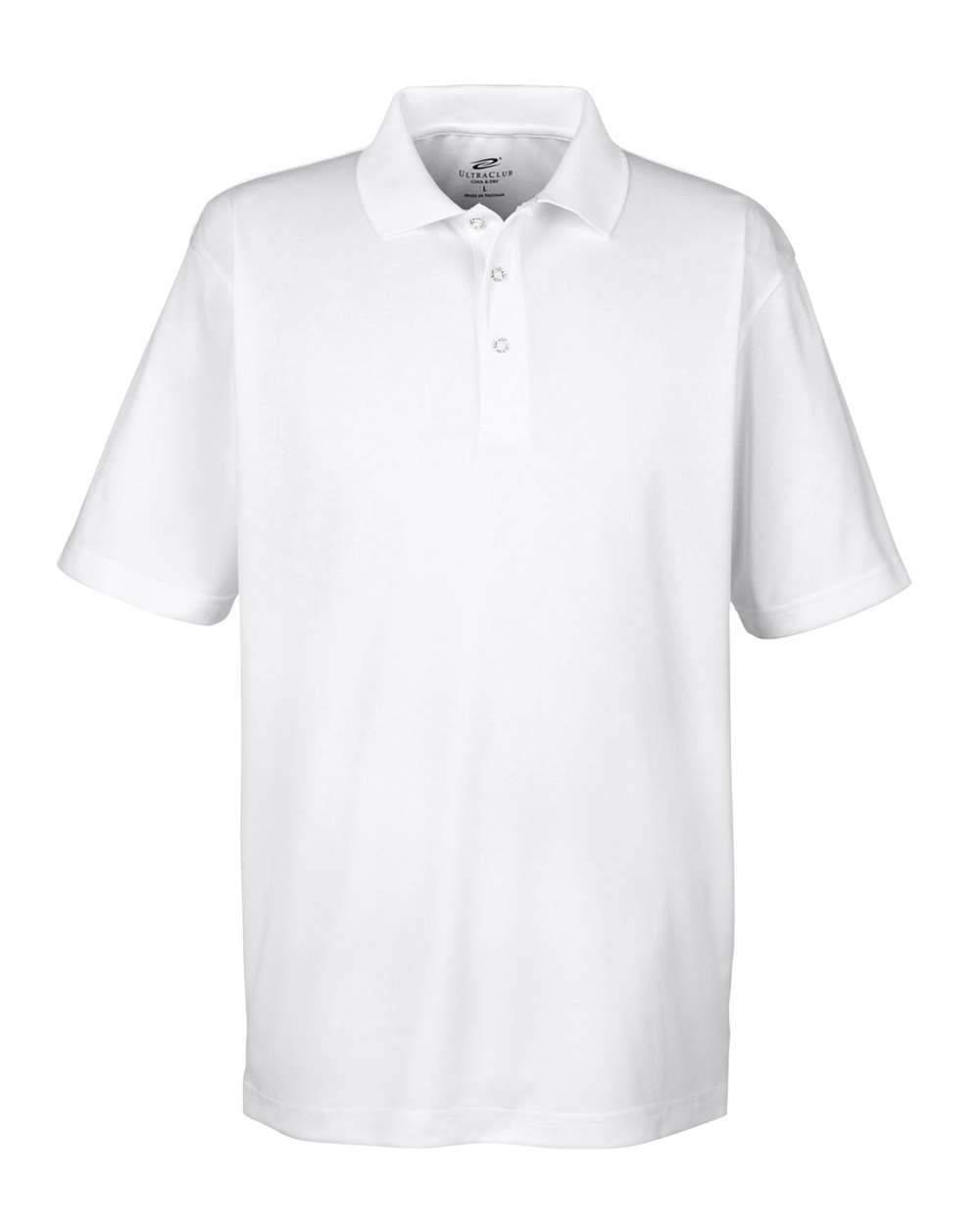 Men's Cool & Dry Sport Polo - Front - B898E1003 - White