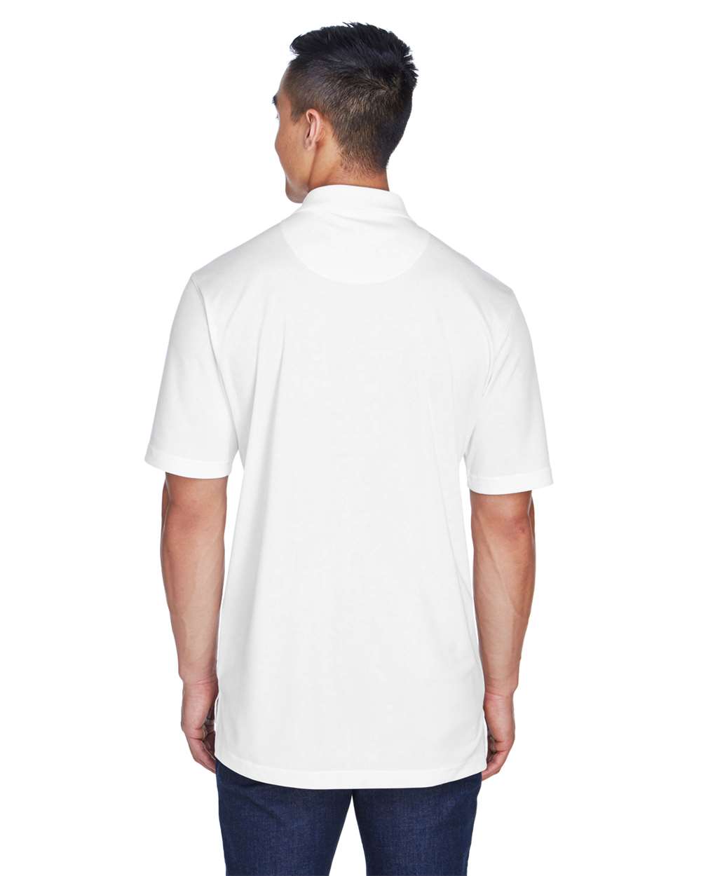 Men's Cool & Dry Sport Polo - OnModelBack - B898E1003 - White