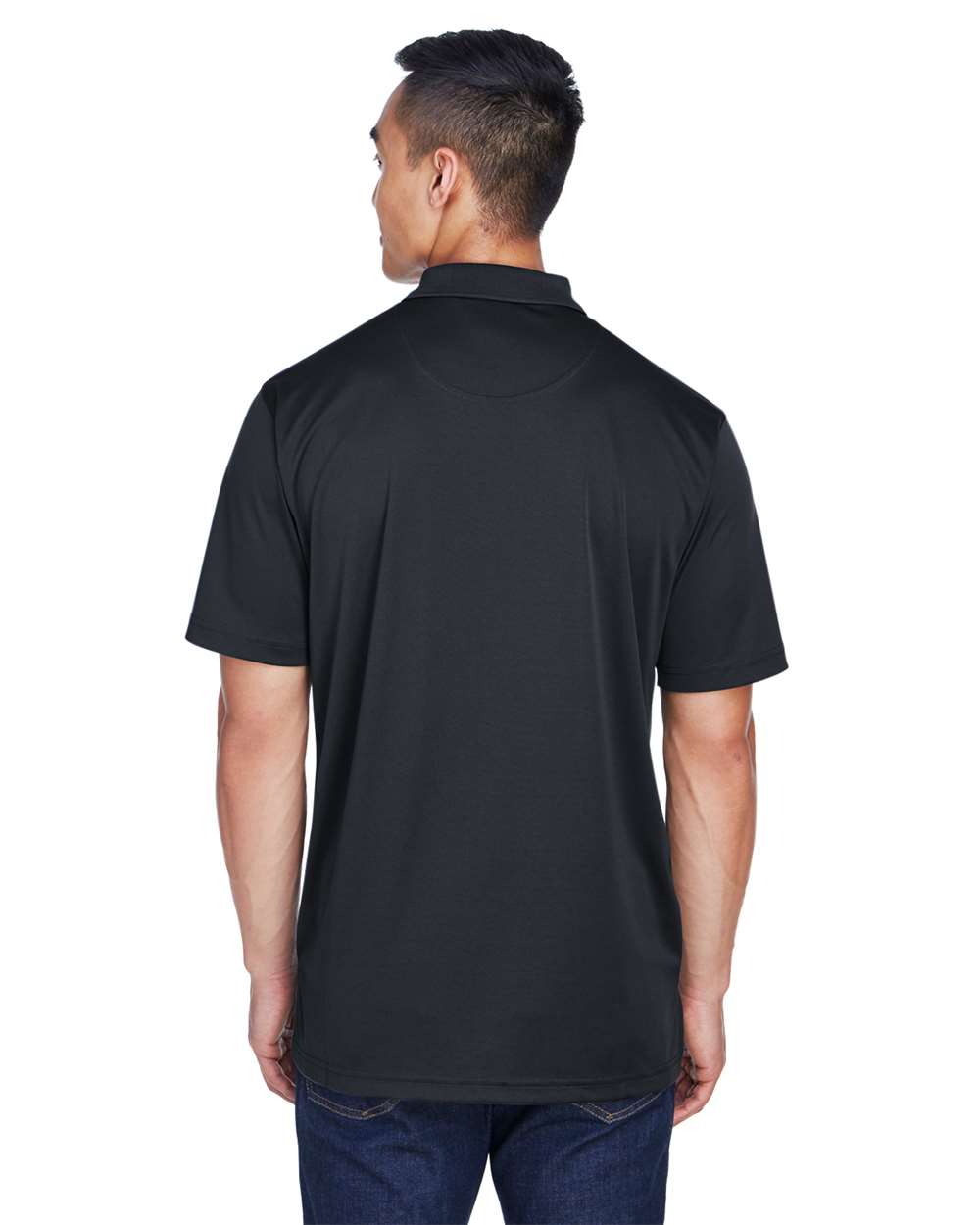 Men's Cool & Dry Sport Polo - OnModelBack - B898E1503 - Black