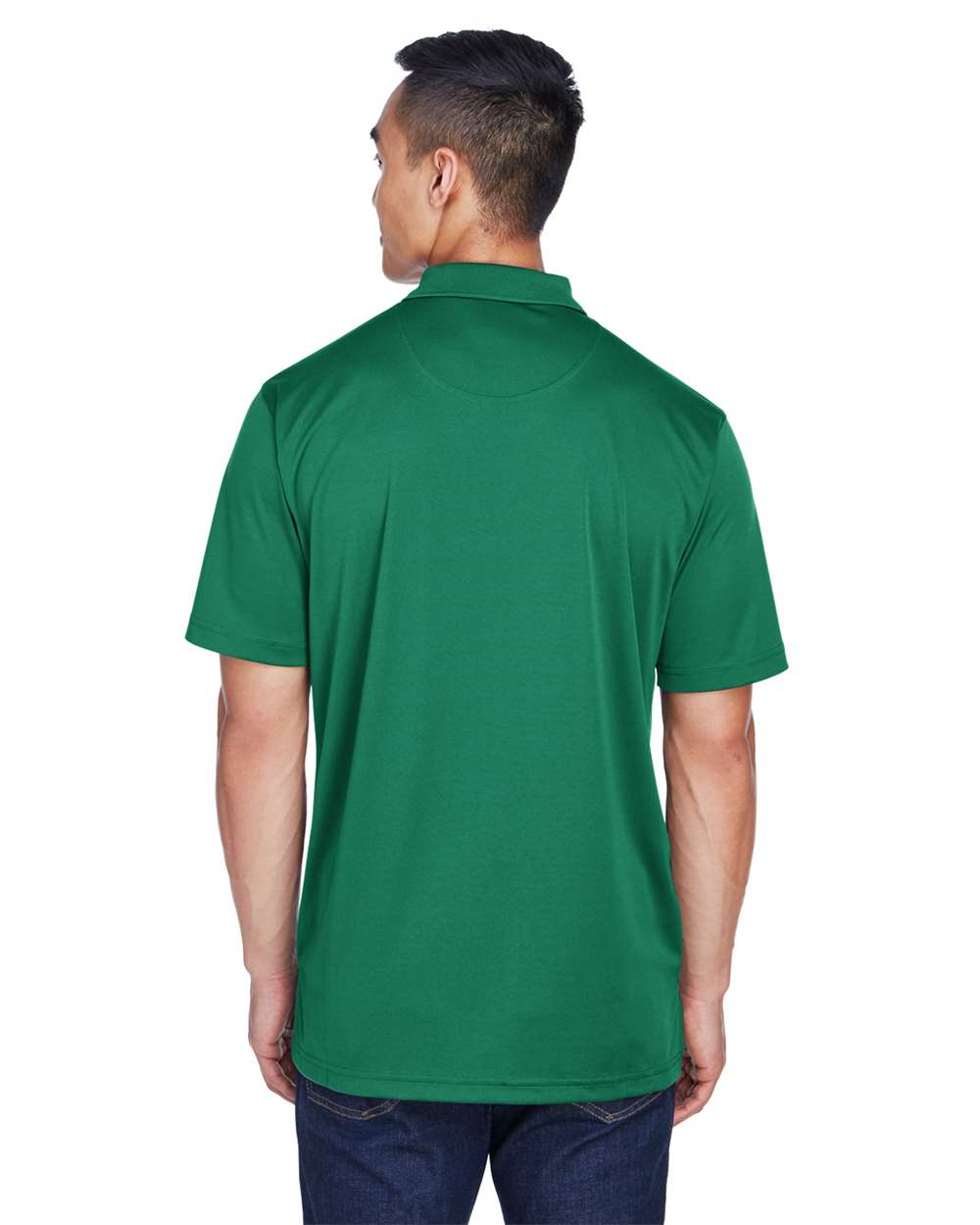 Men's Cool & Dry Sport Polo - OnModelBack - B898E1543 - Forest Green