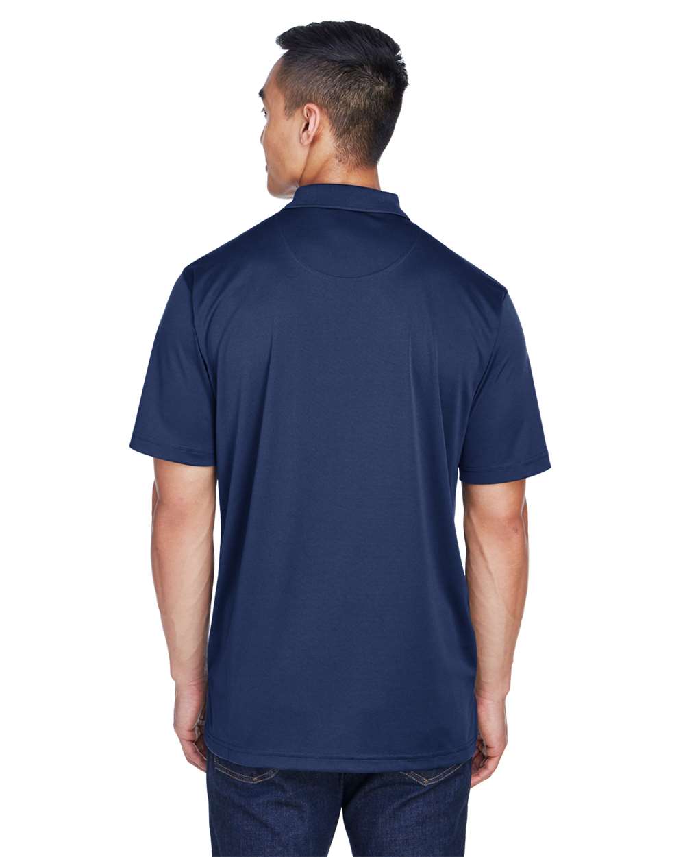 Men's Cool & Dry Sport Polo - OnModelBack - B898E1653 - Navy