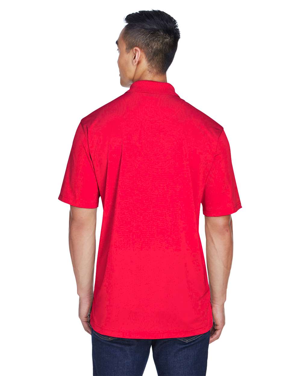 Men's Cool & Dry Sport Polo - OnModelBack - B898E1703 - Red