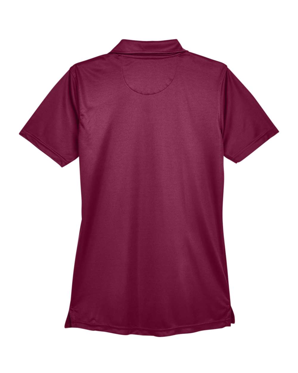 Women's Cool & Dry Sport Performance Interlock Polo - Back - B912E1532 - Maroon