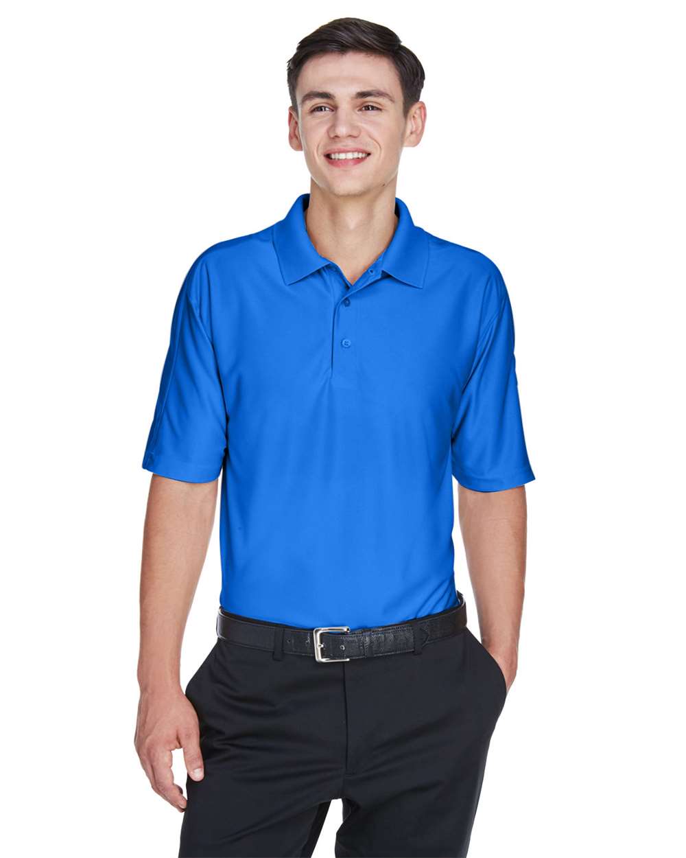 Men's Cool & Dry Elite Performance Polo - OnModelFront - B905E1753 - Royal