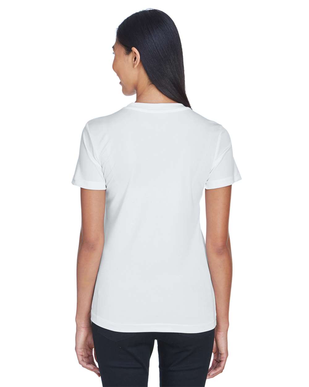 Women's Cool and Dry Performance T-Shirt - OnModelBack - B933E1003 - White