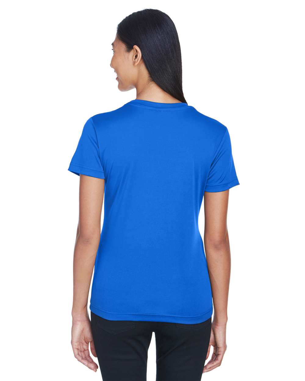 Women's Cool and Dry Performance T-Shirt - OnModelBack - B933E1753 - Royal