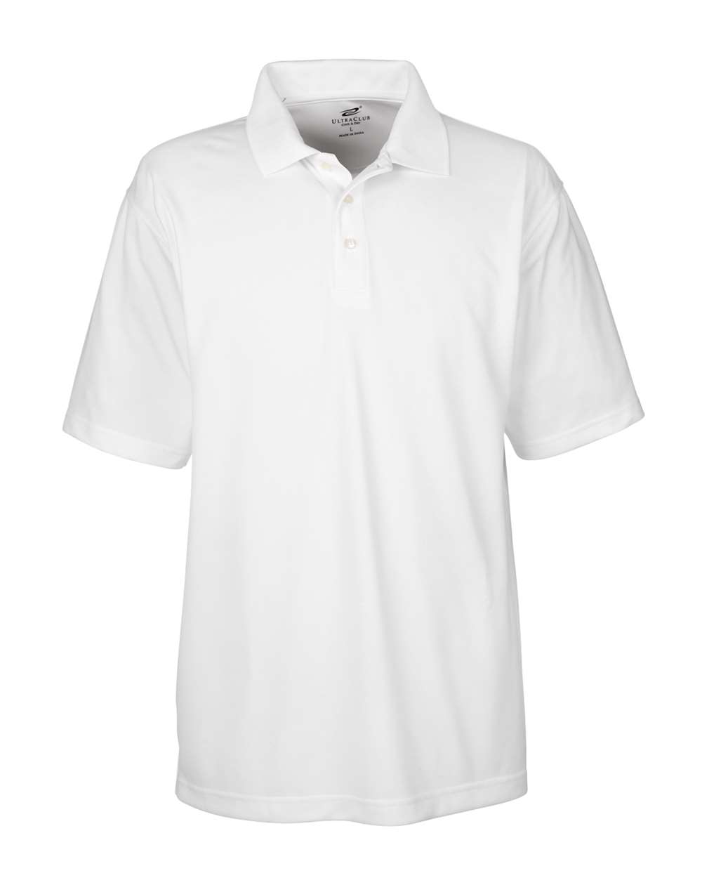 Men's Cool & Dry Stain-Release Performance Polo - Front - B914E1004 - White