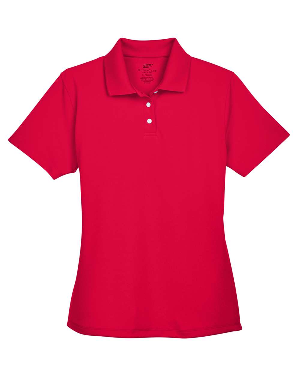 Women's Cool & Dry Stain-Release Performance Polo - Front - B915E1702 - Red