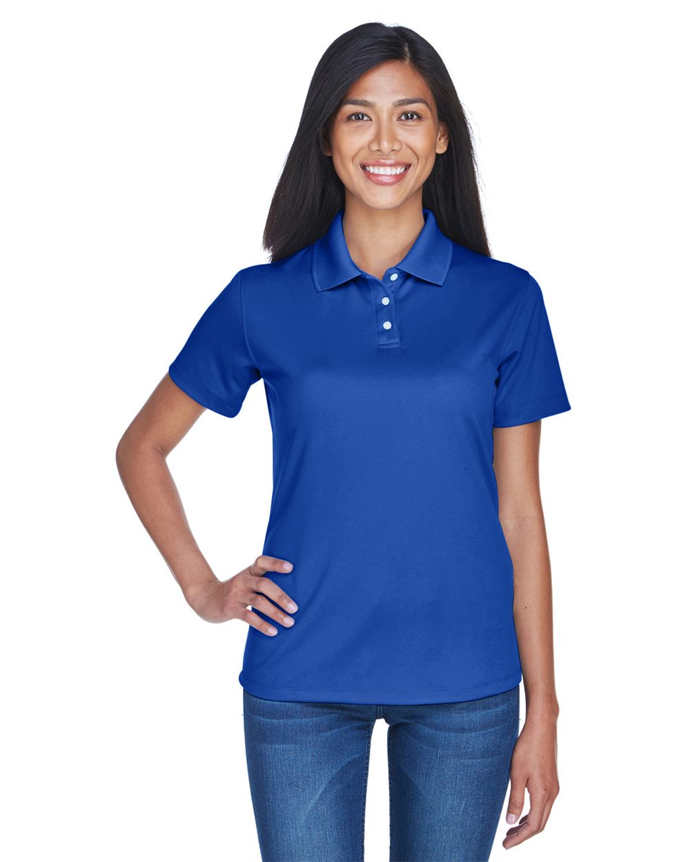 Women's Cool & Dry Stain-Release Performance Polo - styleImage