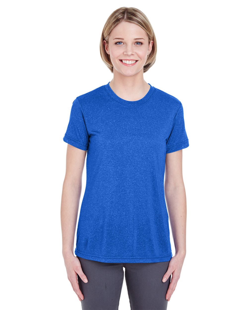 Women's Cool & Dry Heathered Performance T-Shirt - styleImage
