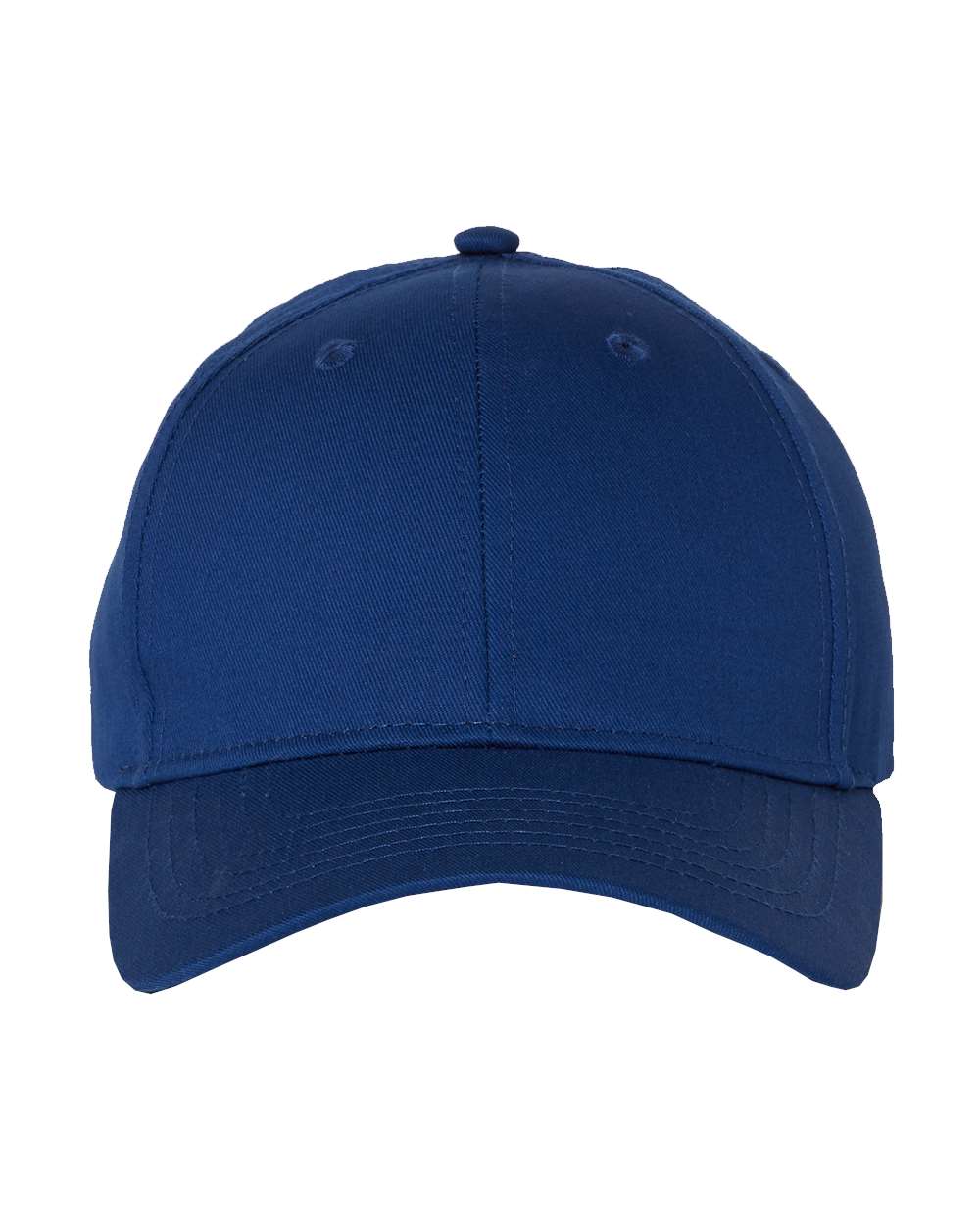 Cotton Twill Cap - Front - B85095750 - Royal Blue