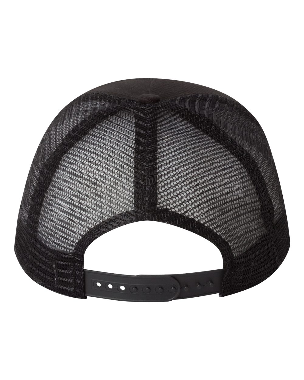 Five-Panel Trucker Cap - Back - B88395500 - Black