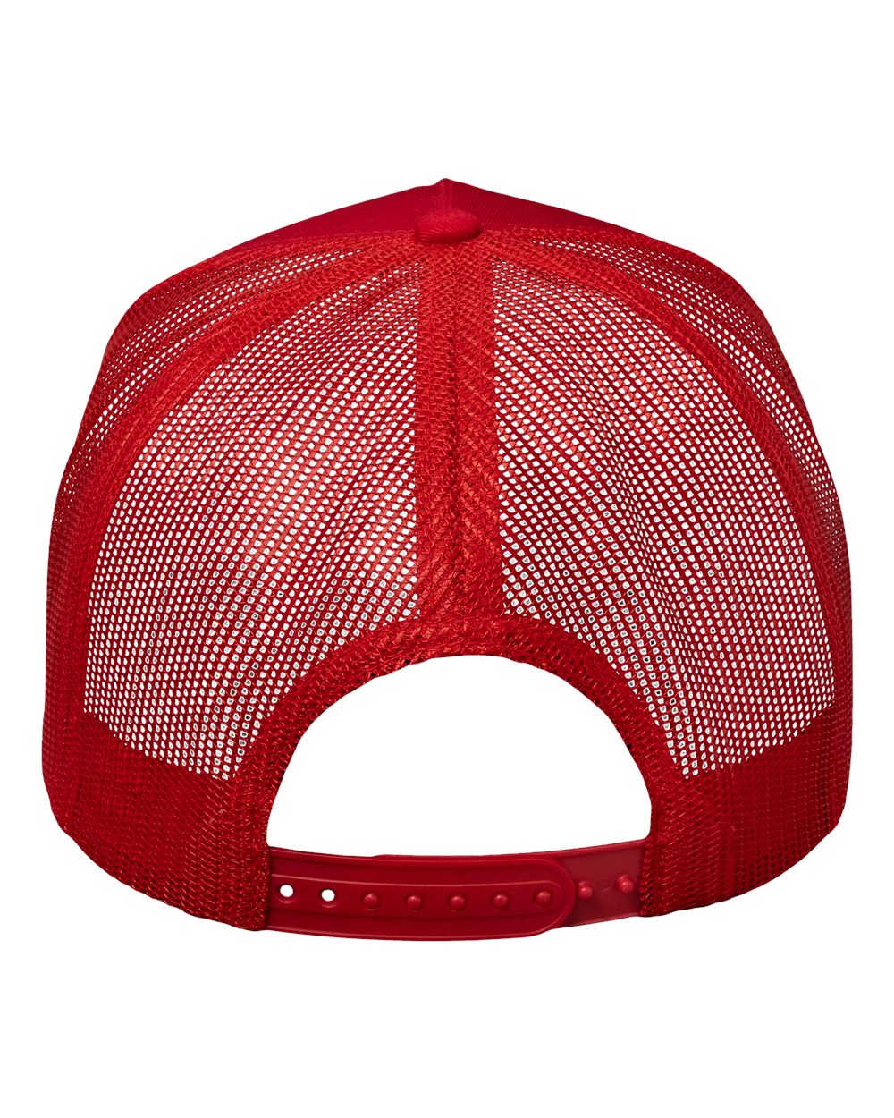 Five-Panel Trucker Cap - Back - B88395700 - Red