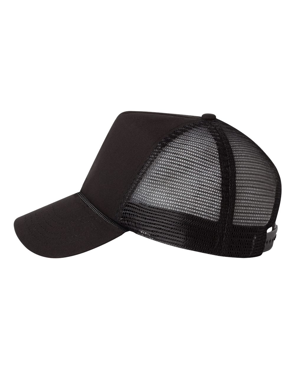 Five-Panel Trucker Cap - Side - B88395500 - Black