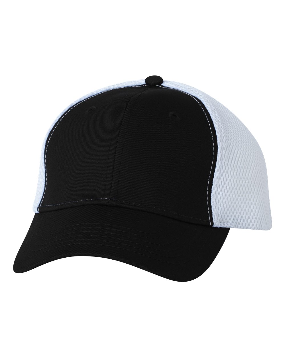 Spacer Mesh-Back Cap - Front - B82595510 - Black/ White