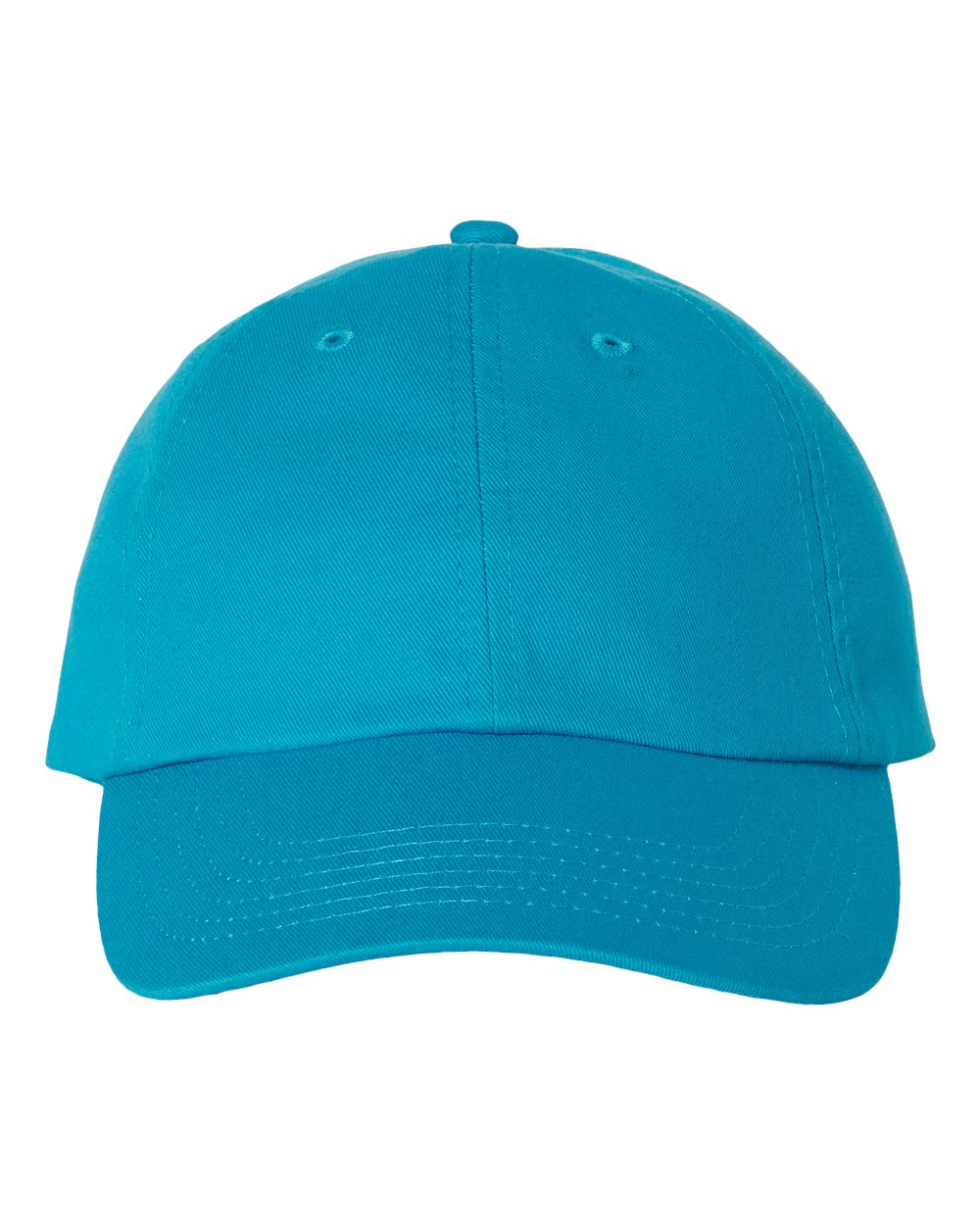 Bio-Washed Classic Dad Hat - Front - B28295170 - Neon Blue
