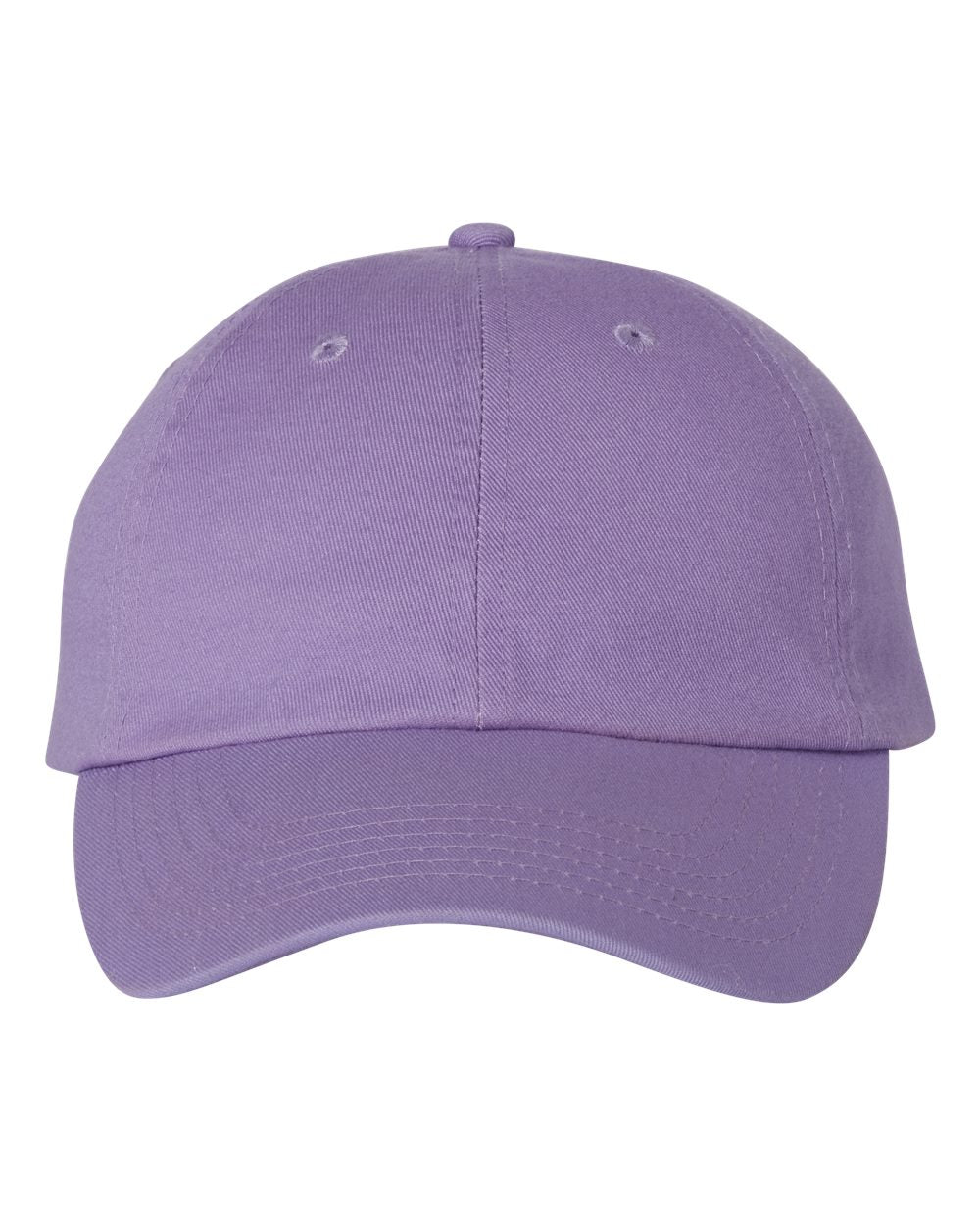 Bio-Washed Classic Dad Hat - Front - B28295210 - Lavender