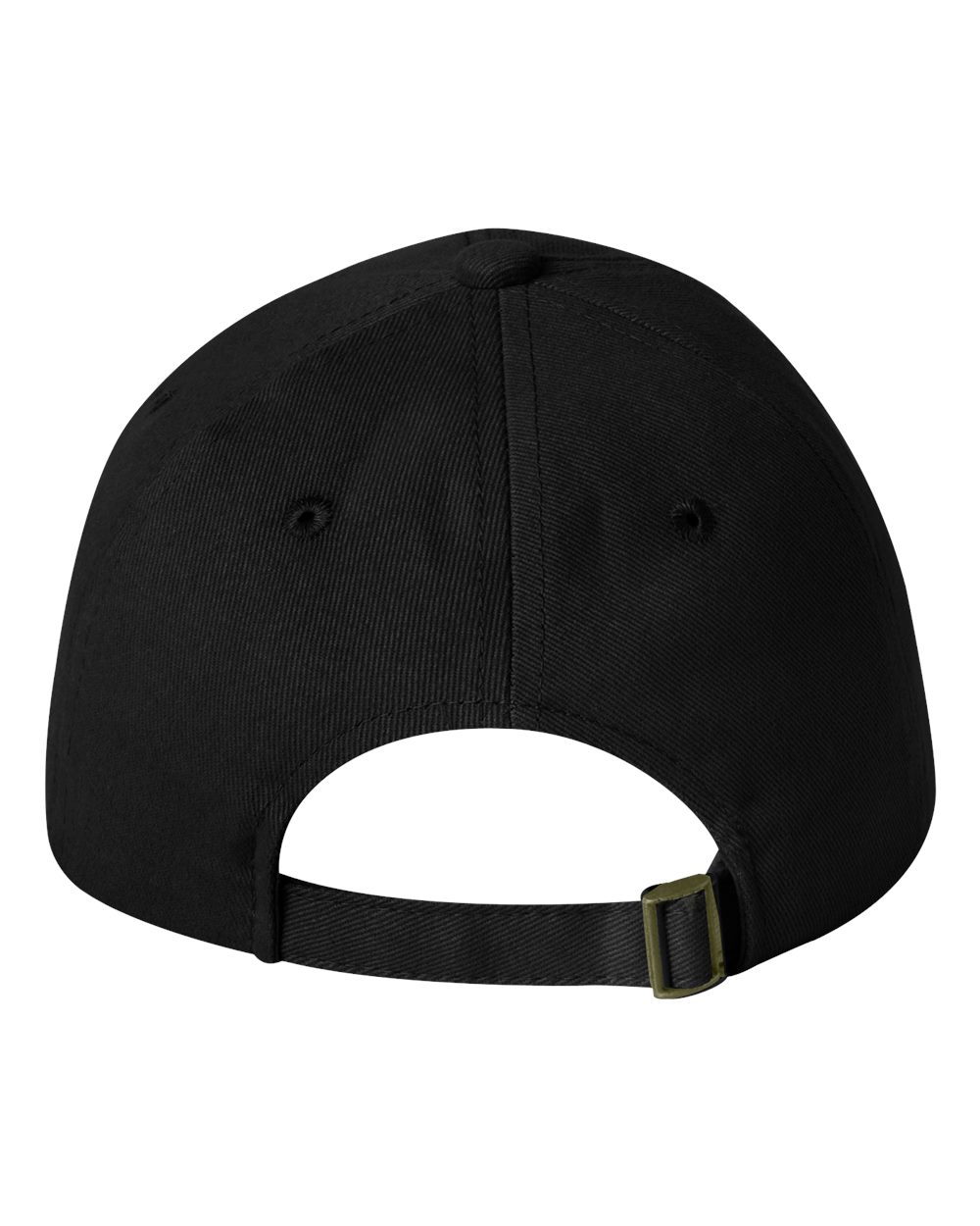 Heavy Brushed Twill Unstructured Cap - Back - B29395500 - Black