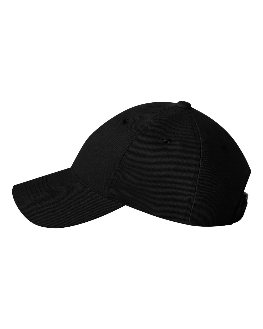 Heavy Brushed Twill Unstructured Cap - Side - B29395500 - Black