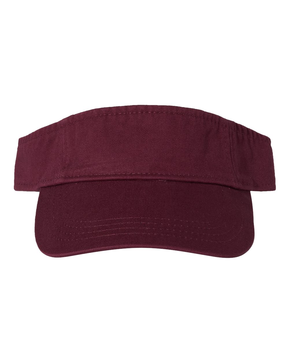 Bio-Washed Visor - Front - B29495530 - Maroon