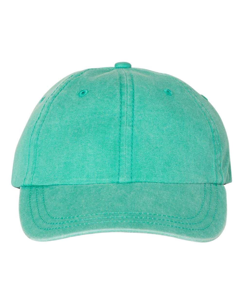 Pigment-Dyed Cap - Front - B49995060 - Seafoam