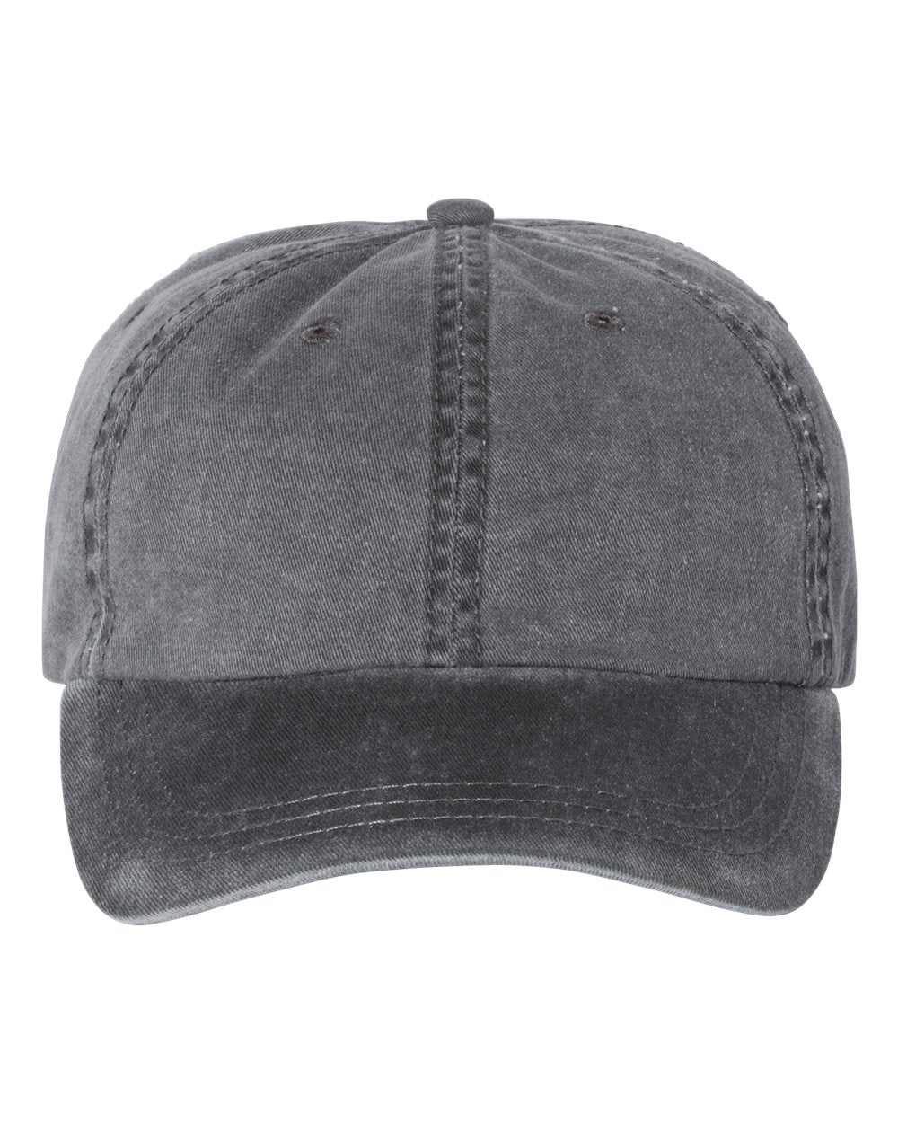 Pigment-Dyed Cap - Front - B49995500 - Black