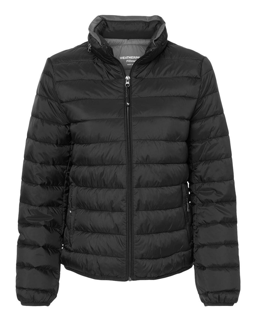 Women's PillowPac Puffer Jacket - Front - B09952503 - Black
