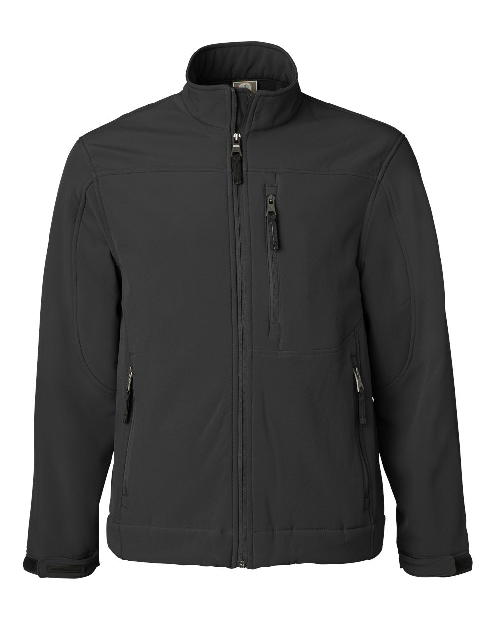Men's Soft Shell Jacket - Front - B64552503 - Black