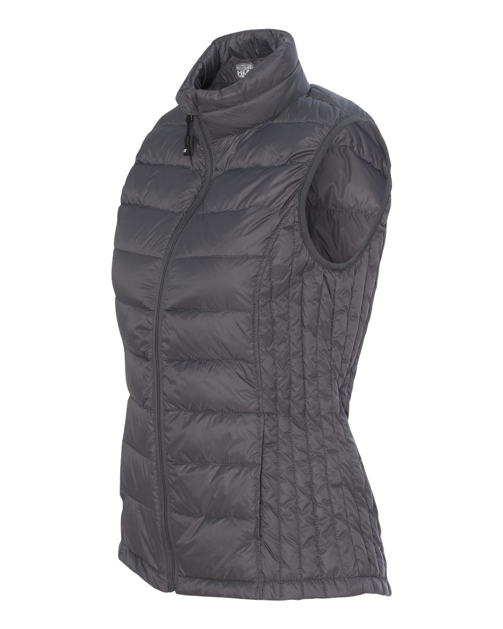 Women's 32 Degrees Packable Down Vest - Side - B28452093 - Dark Pewter