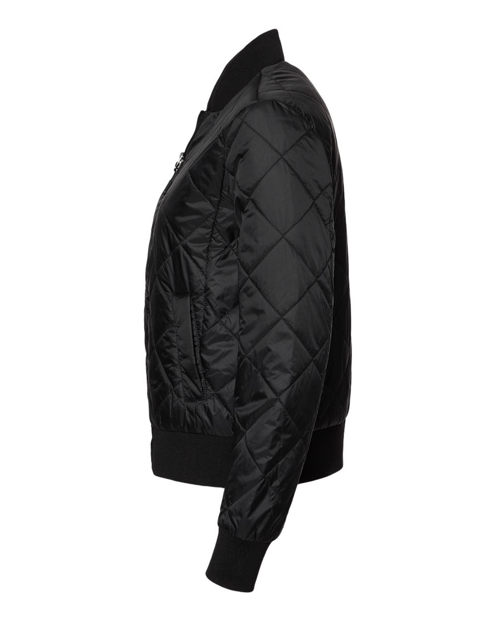 Women's HeatLast™ Quilted Packable Bomber - DirectSide - B06652503 - Black