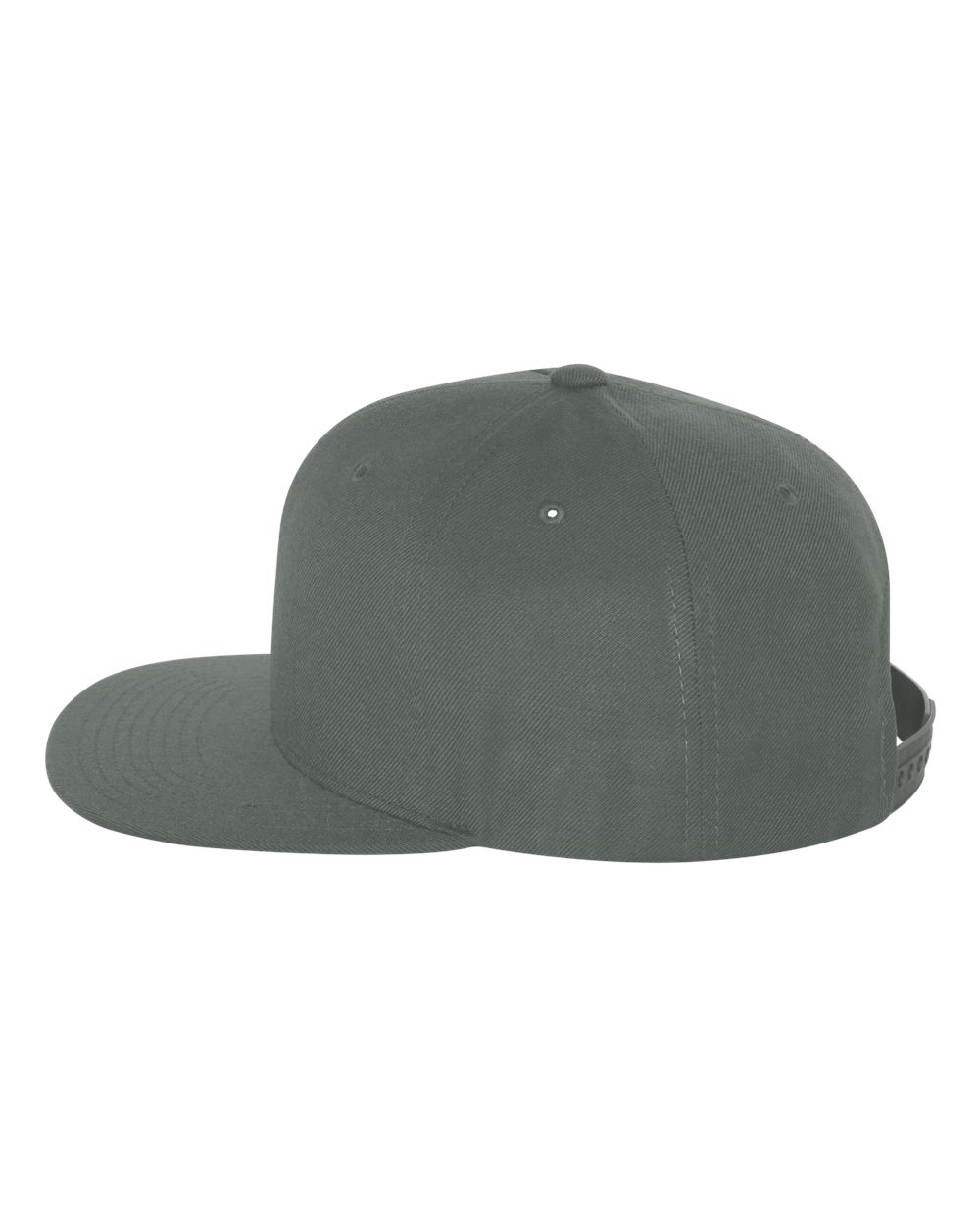 Premium Flat Bill Snapback Cap - DirectSide - B76095090 - Dark Grey
