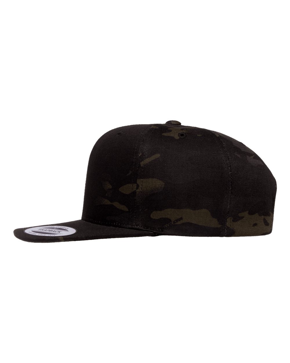 Premium Flat Bill Snapback Cap - DirectSide - B76095520 - Multicam Black