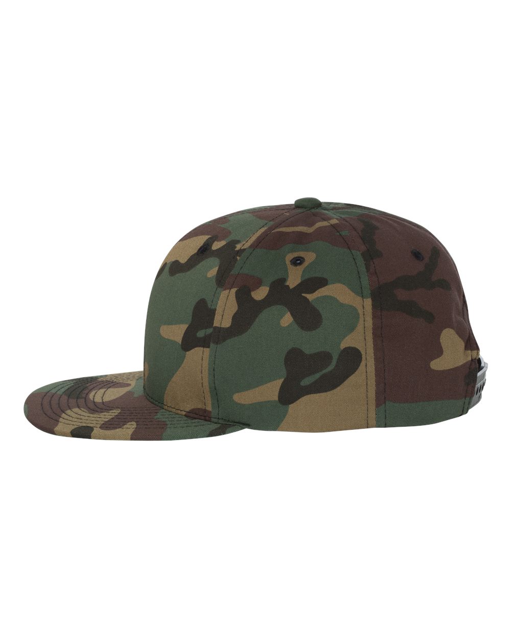 Premium Flat Bill Snapback Cap - DirectSide - B76095610 - Green Camo
