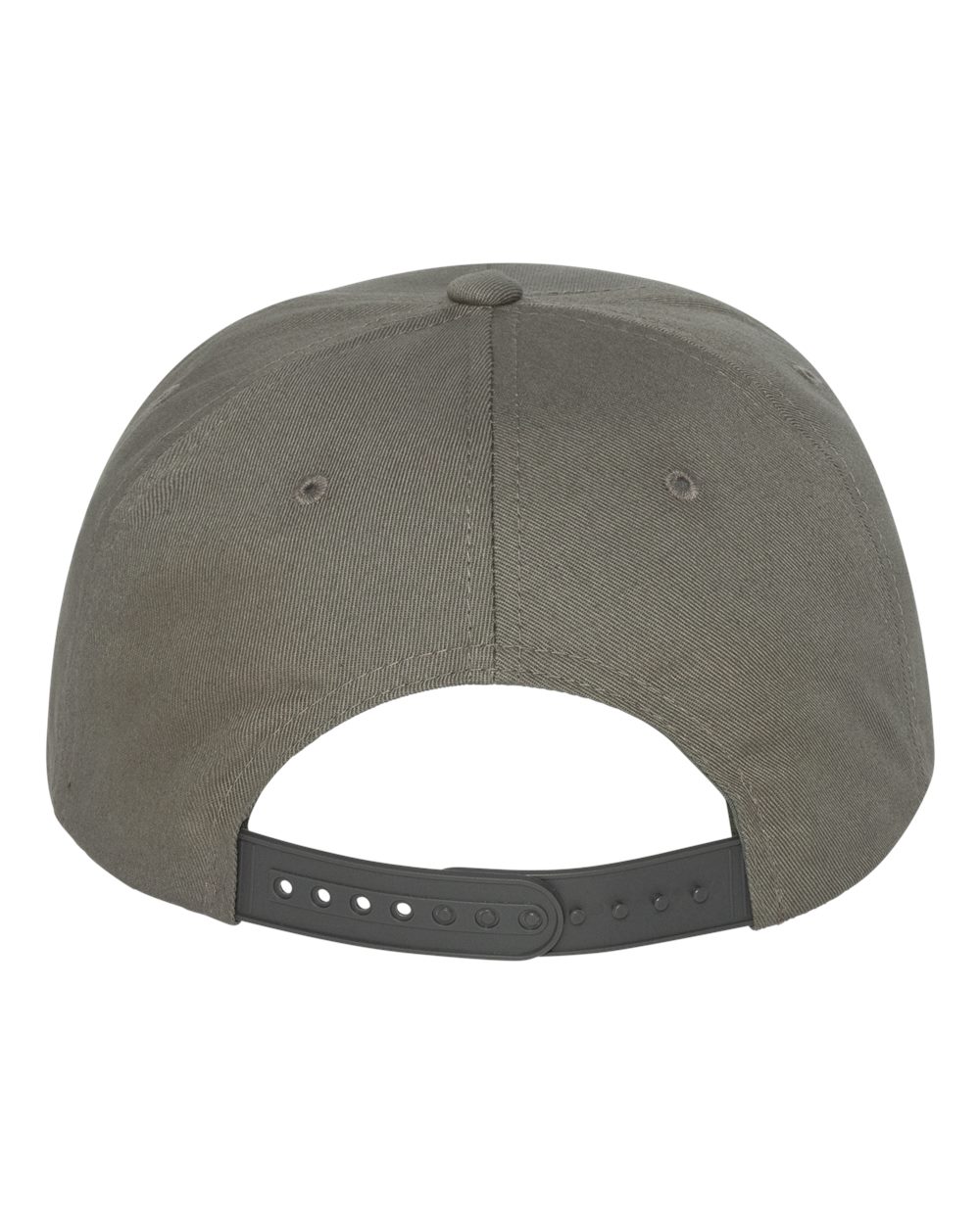 Five-Panel Cotton Twill Snapback Cap - Back - B63095090 - Dark Grey