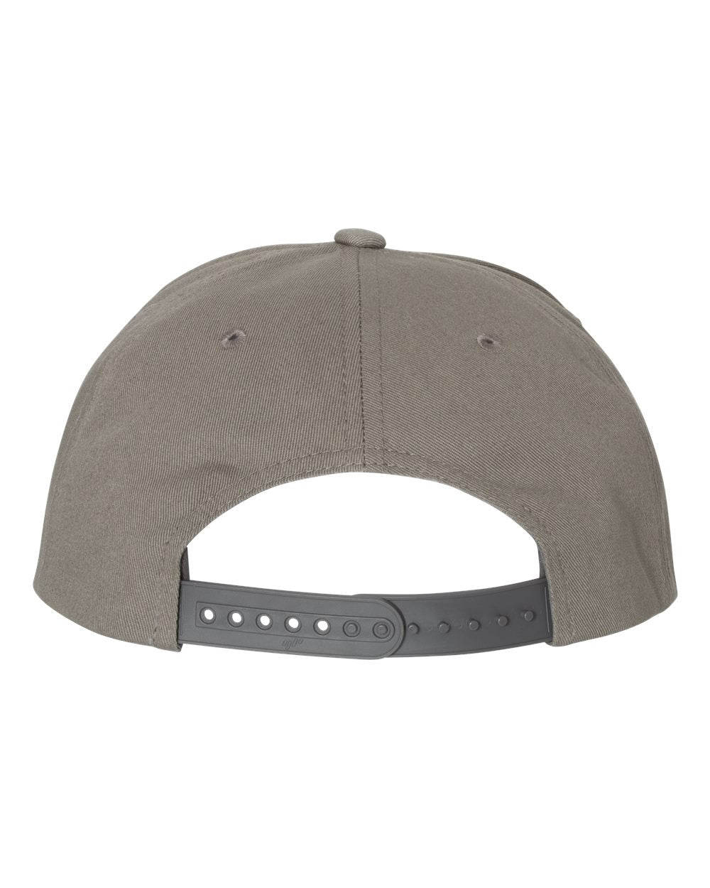 Five-Panel Cotton Twill Snapback Cap - Back - B63095350 - Grey
