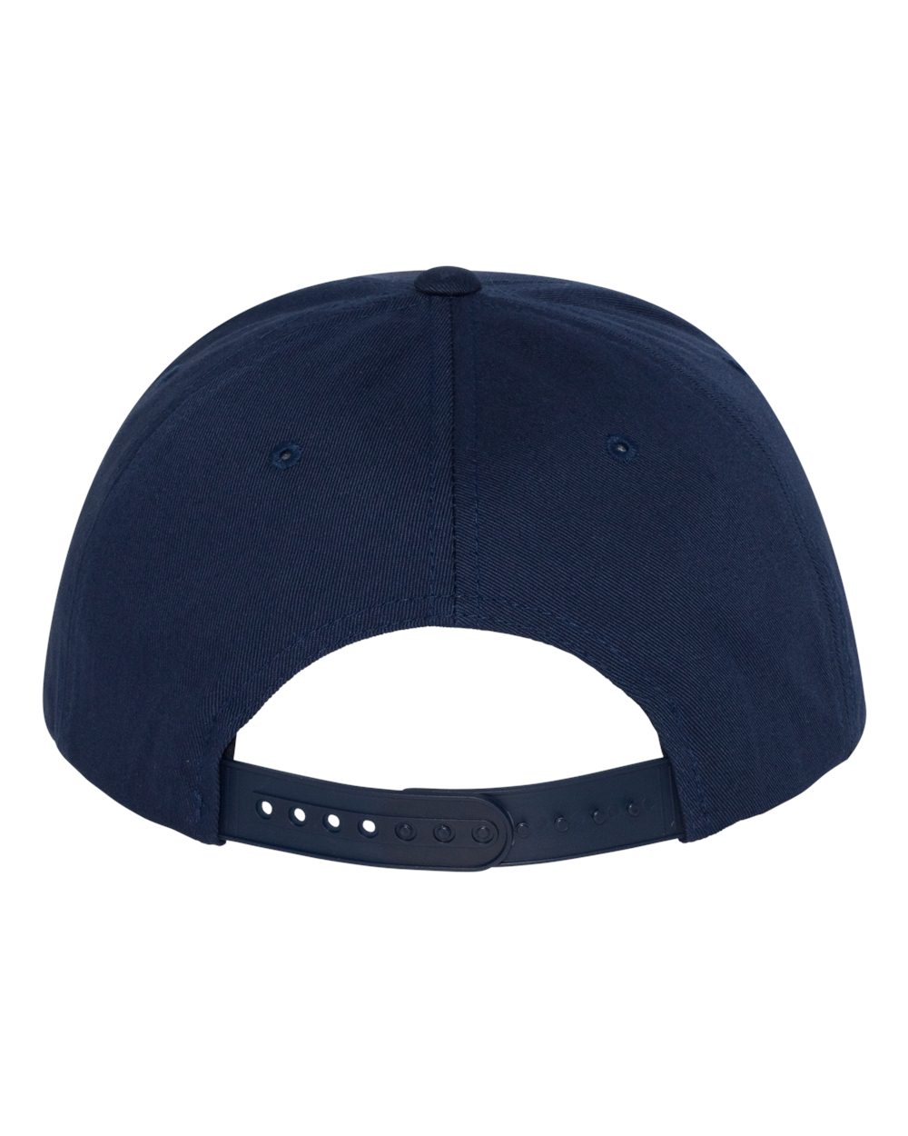 Five-Panel Cotton Twill Snapback Cap - Back - B63095650 - Navy