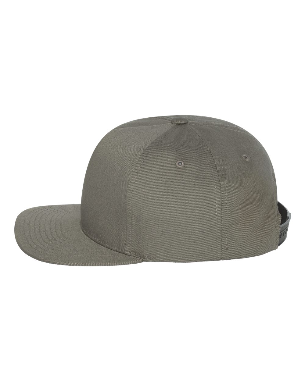 Five-Panel Cotton Twill Snapback Cap - DirectSide - B63095090 - Dark Grey