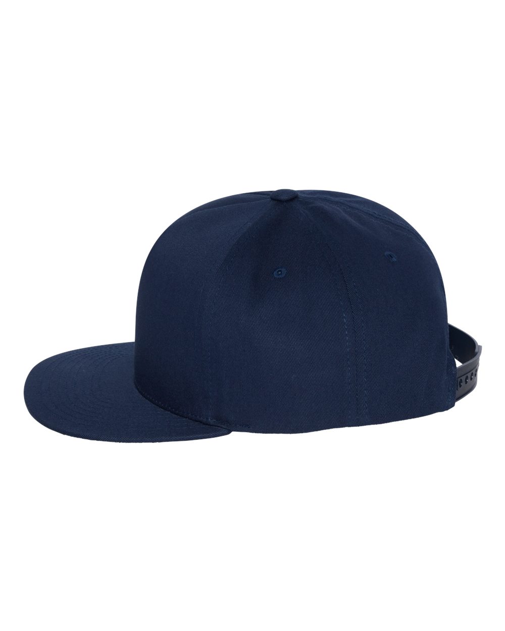Five-Panel Cotton Twill Snapback Cap - DirectSide - B63095650 - Navy
